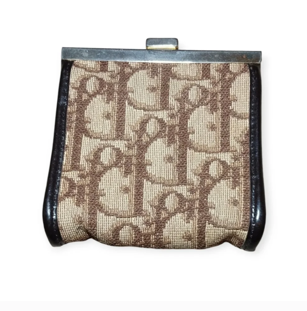 Dior vintage coin pouch with kisslock
